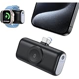 Mini Powerbank für iPhone, 5000mAh 3 in 1 Klein Power Bank für iWatch, Externe Handyakkus mit Schnellladefunktion,Kompatibel mit iPhone 15, Samsung S22/23/24 Serie und Apple Watch Series 9/8/7/6/5